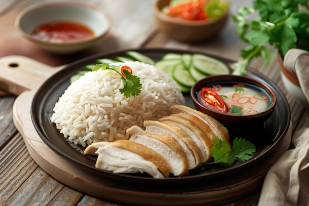 hainanese chicken rice