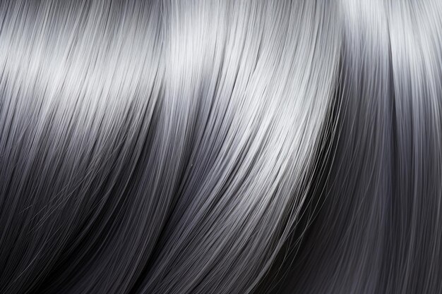 Hair Background Straight Gray Shiny Beautiful Well