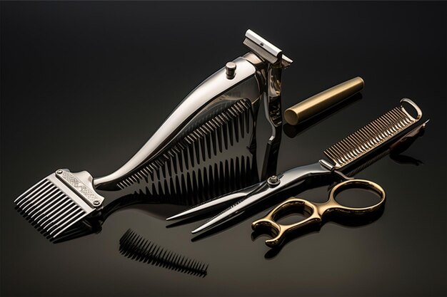 hair clipper scissors and comb