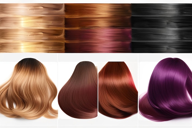 Hair Colors Palette