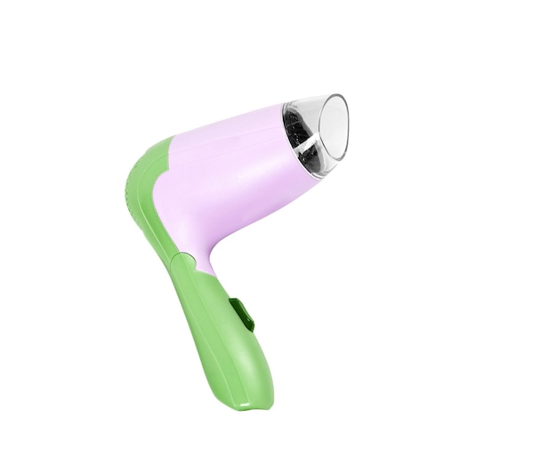 Hair dryer on white