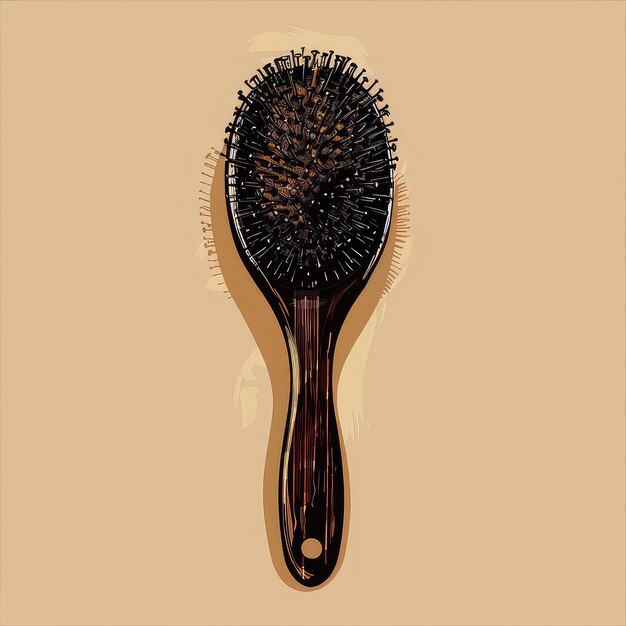 Hairbrush Vector Illustration