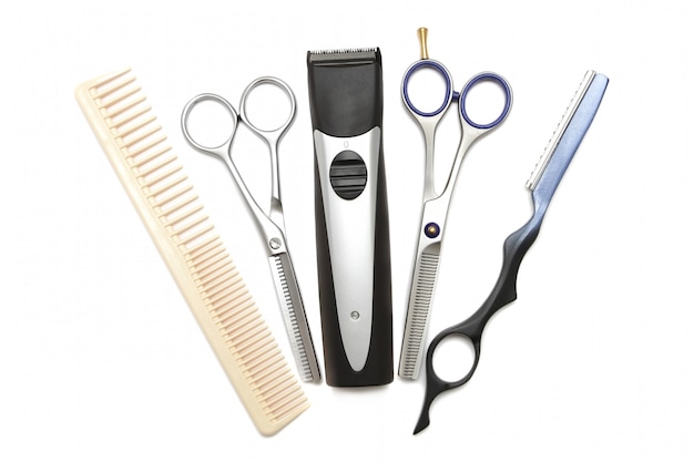 Hairdressing industry. Professional hairdressing tools.