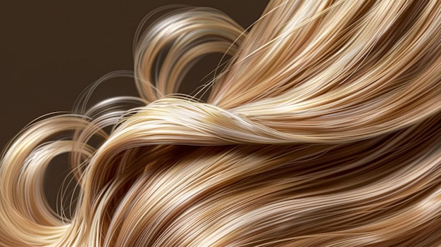Hairstyle beauty and hair care long blonde healthy hair texture background for haircare shampoo hair extensions and hair salon