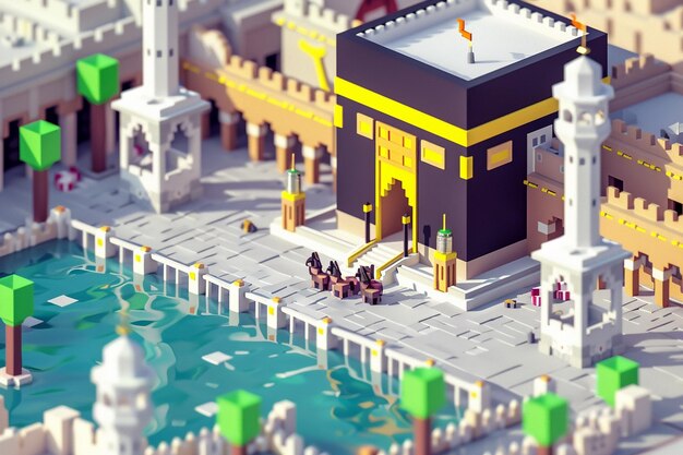 Foto hajj mecca arabia saudita ai generatore