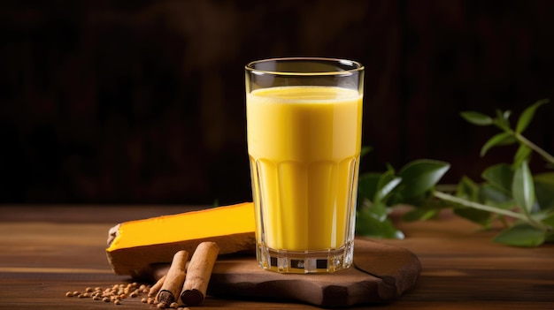 ハルディ・カ・ドゥーダまたはターメリックミルクは、この伝統的な飲み物の心を落ち着かせ、癒しの性質を持っています
