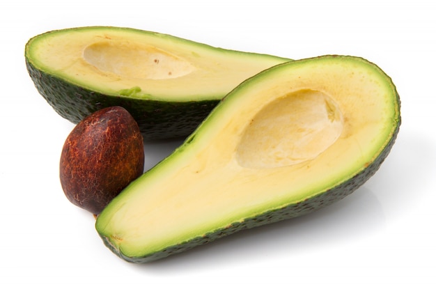 Half gesneden avocado