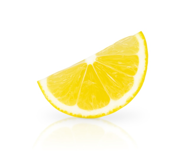 A half of lemon isolated