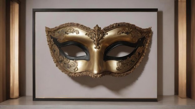 Half mask in frame