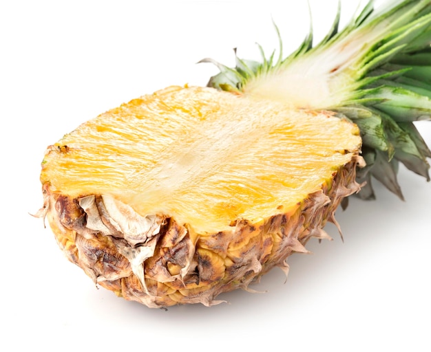 Half of pineapple