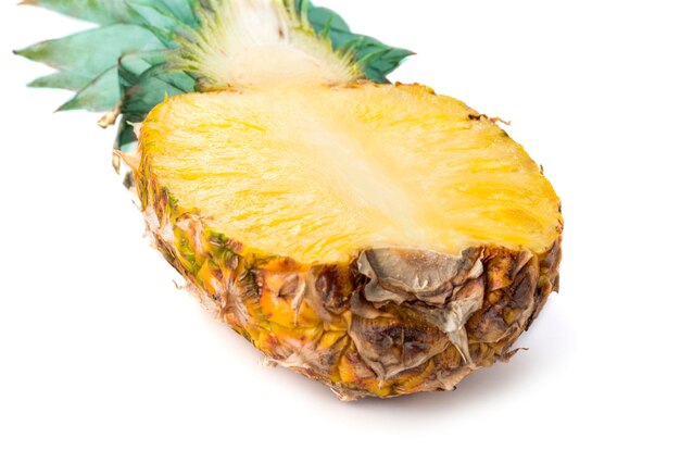 Half of pineapple