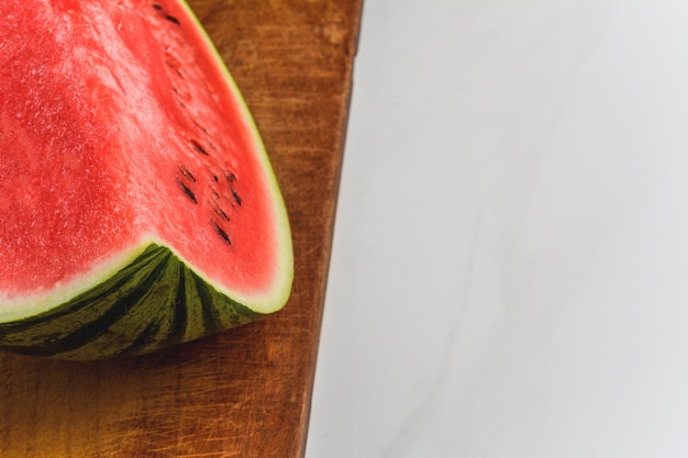 Half a slice of watermelon 