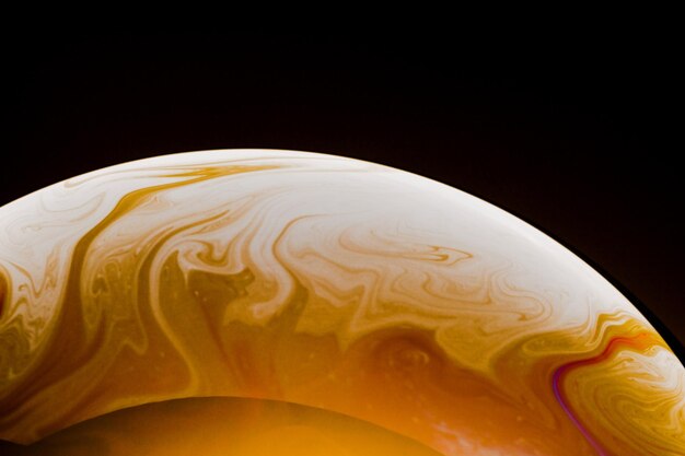 Half of a soap bubble an abstract semicircle background The model of the cosmos or the planets