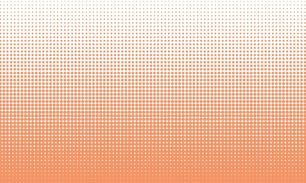 halftone background with coral orange color