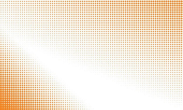 halftone background with orange color