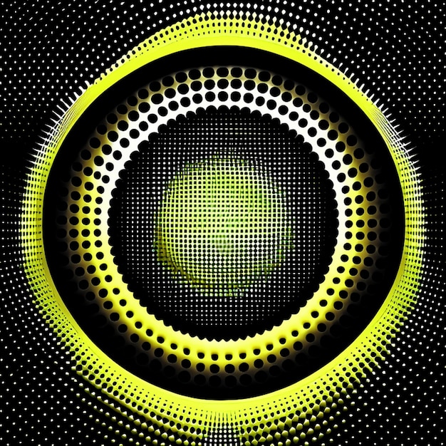 Halftone circular frame texture background design Fabric design elementHalftone circle dots texture