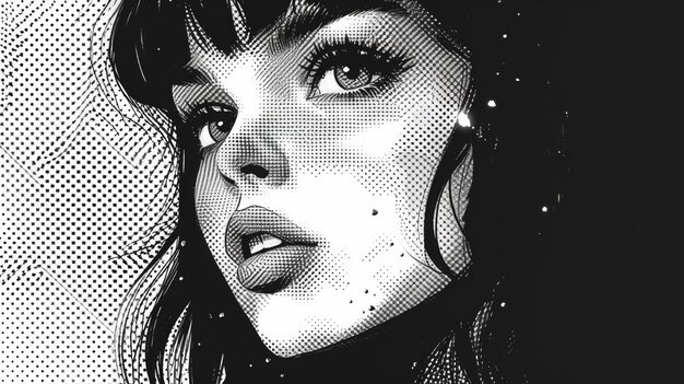 Halftone dot strokes for manga drafts generative ai