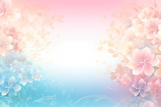 Photo halftone gold outline flower pattern with copy space in pink background