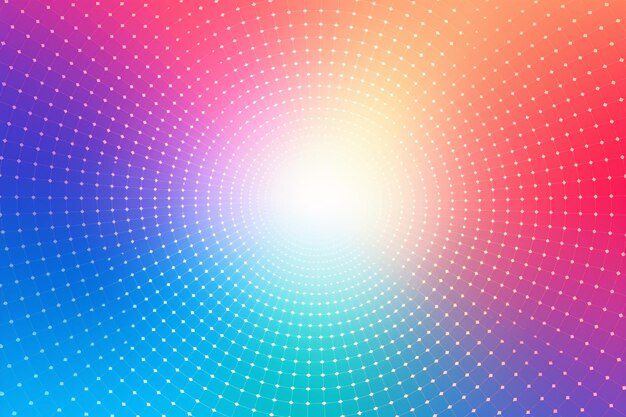 Halftone radial gradient effect background