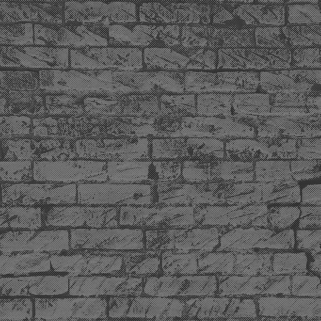 Photo halftone wall texture