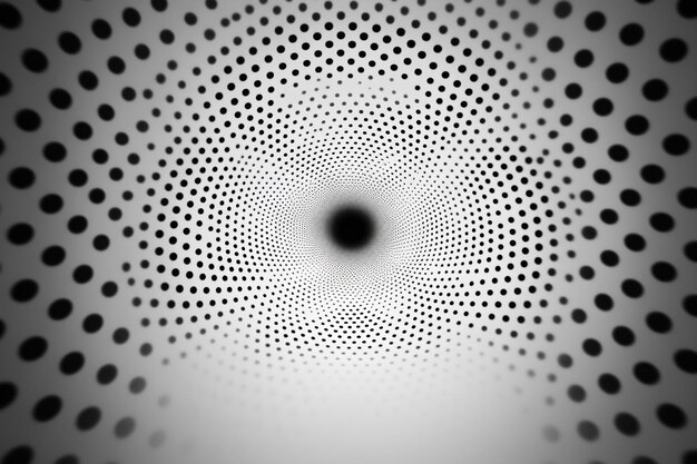 A halftone white background with dots