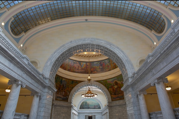 Hall inside the Utah State Capitol Building