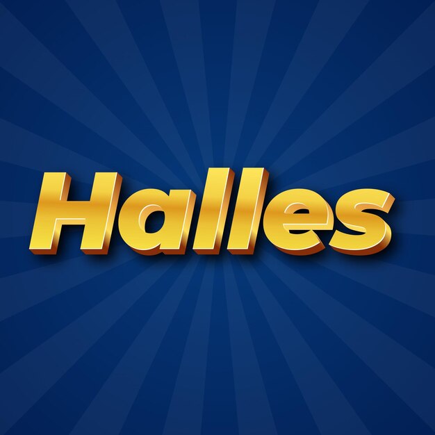 Halles text effect gold jpg attractive background card photo