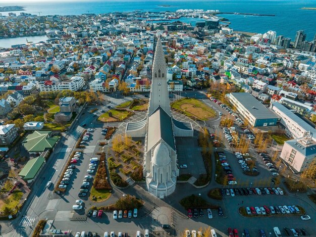 Hallgrimskirkja kerk in Reykjavik