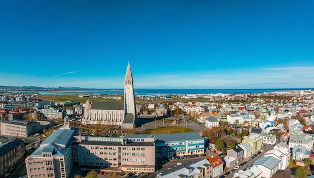 Hallgrimskirkja-kerk in reykjavik