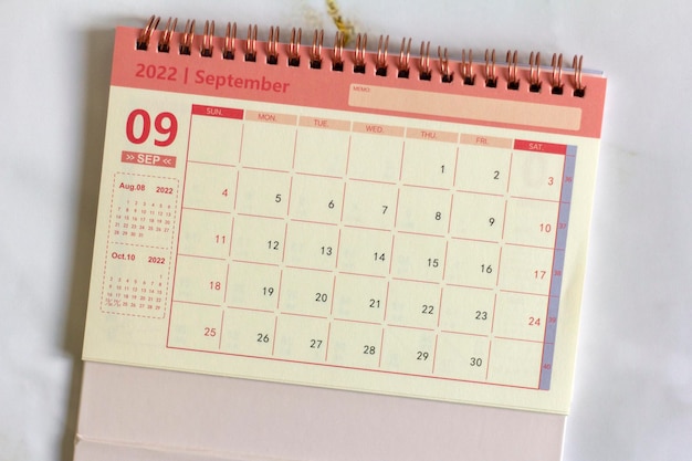 Hallo septemberDesktopkalender voor september 2022