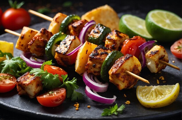 Halloumi Delight Kaasliefhebbers Kebabs