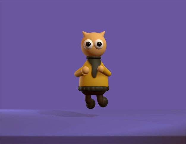 halloween 3d scare character for spooky halloween event