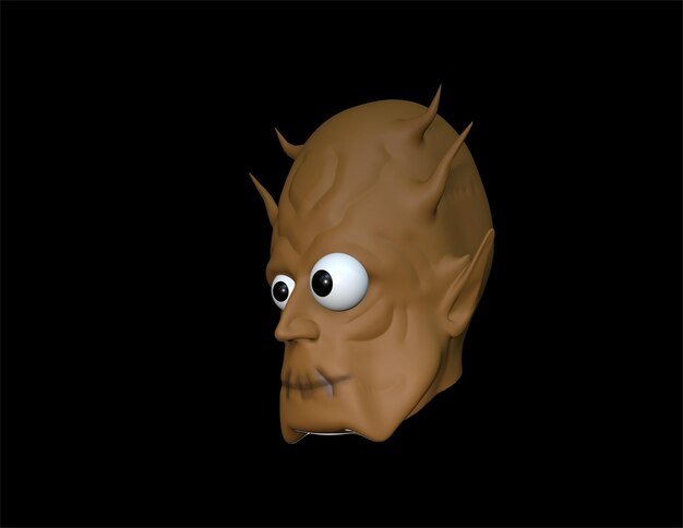 halloween 3d scare character for spooky halloween event