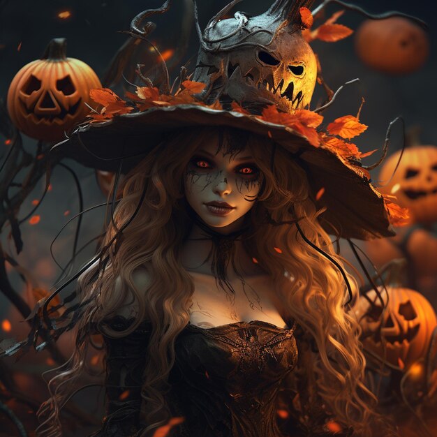 Halloween 8K HD photograph