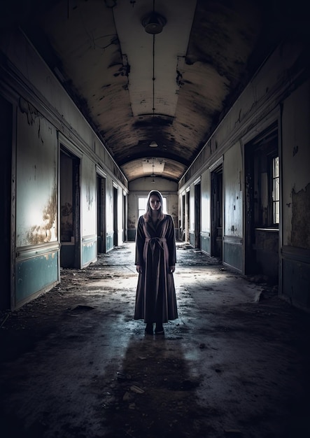 Halloween Abandoned Asylum Gothic Photoshoot