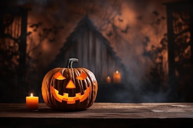 Halloween Achtergrond Generatieve AI