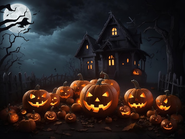 Halloween achtergrond illustratie