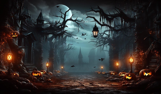 Halloween achtergrond met houten vloer stockfoto