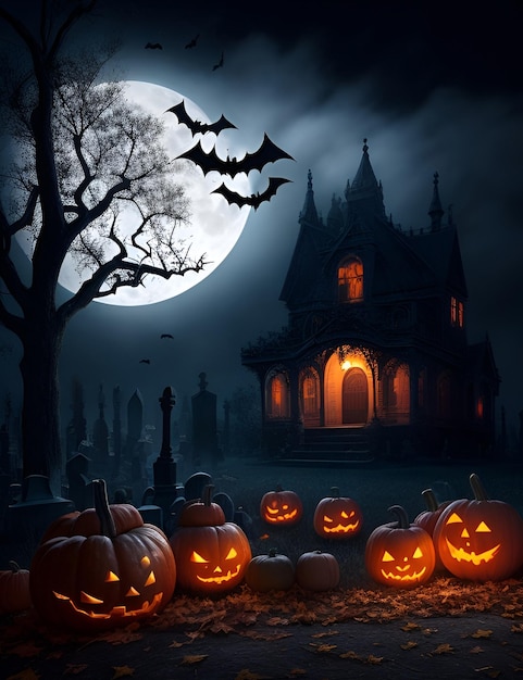 Halloween amaging horor background