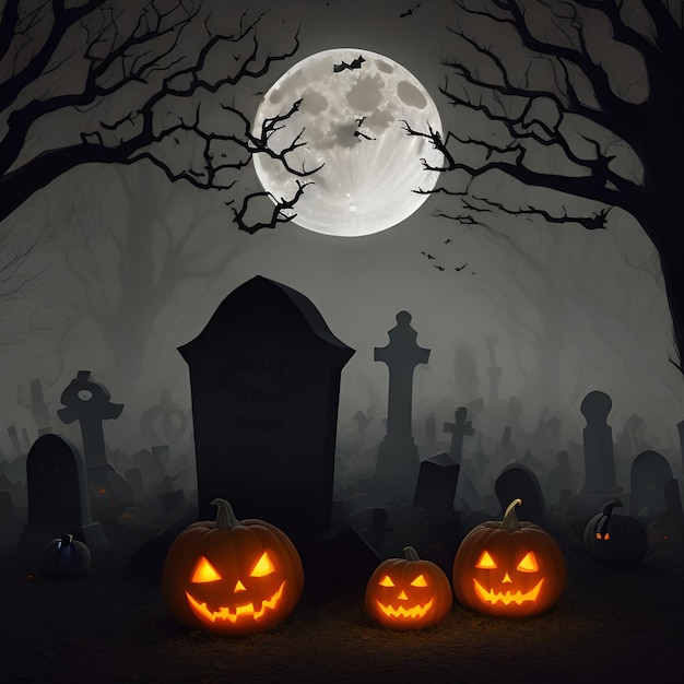 Halloween amaging horor background