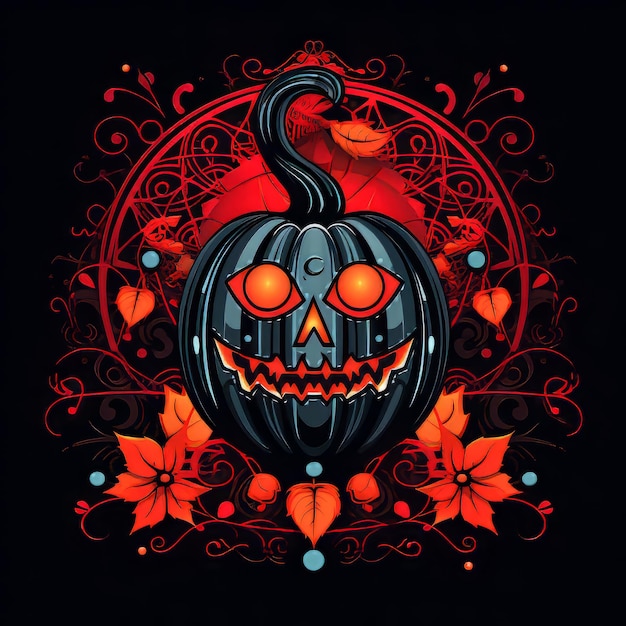 Halloween art design vector