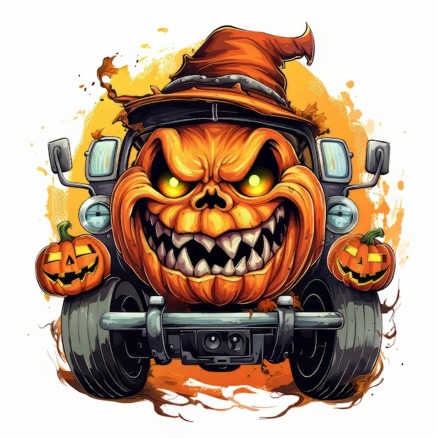 Halloween art design vector