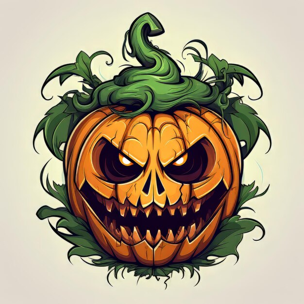 Halloween art design vector