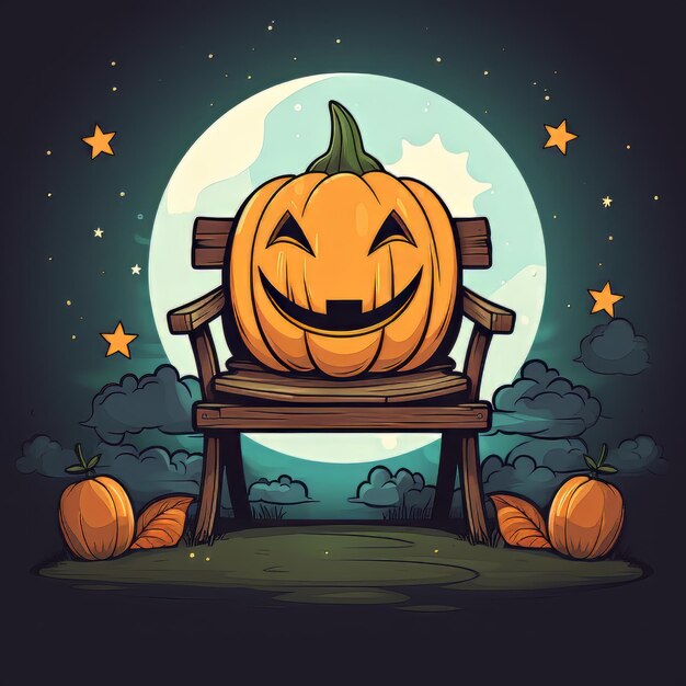 Halloween art design vector