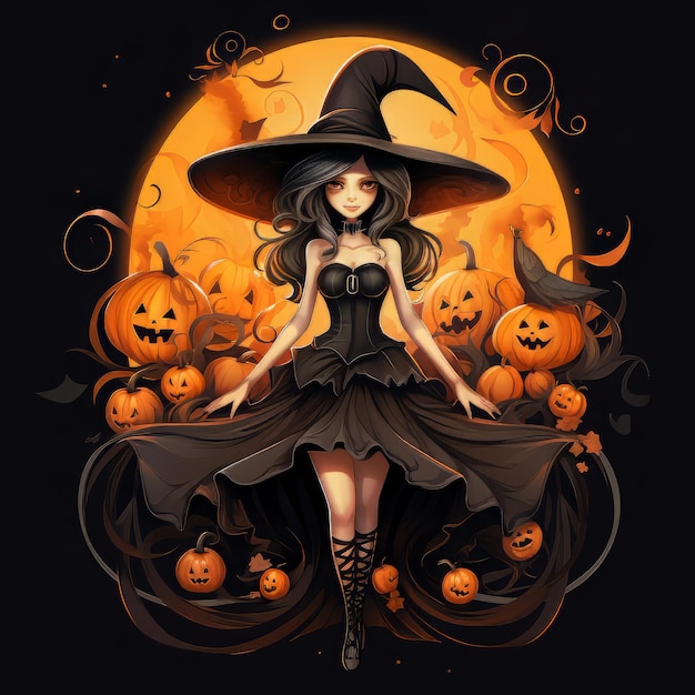 Halloween art design vector