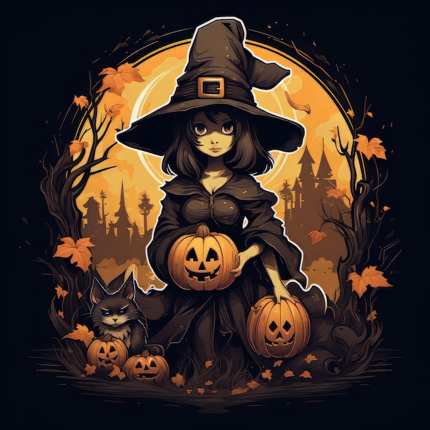 Halloween art design vector