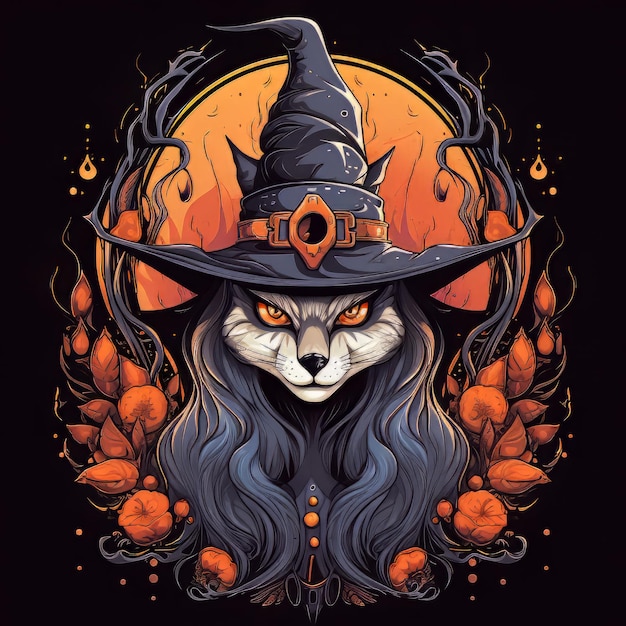 Halloween art design vector