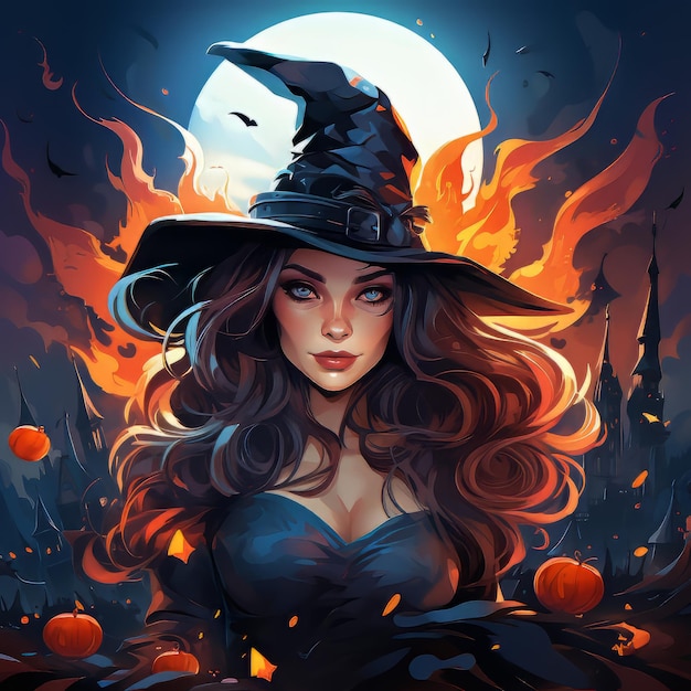 Halloween art design vector