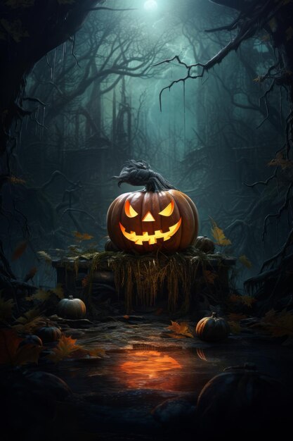 Halloween art design