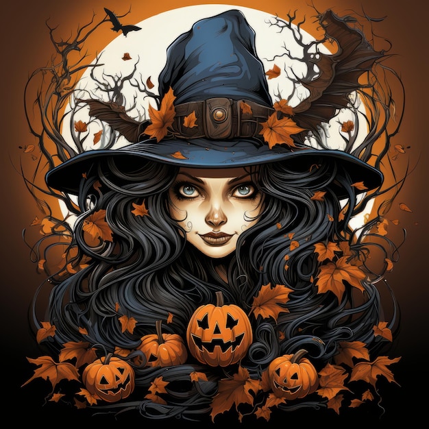 Halloween art design